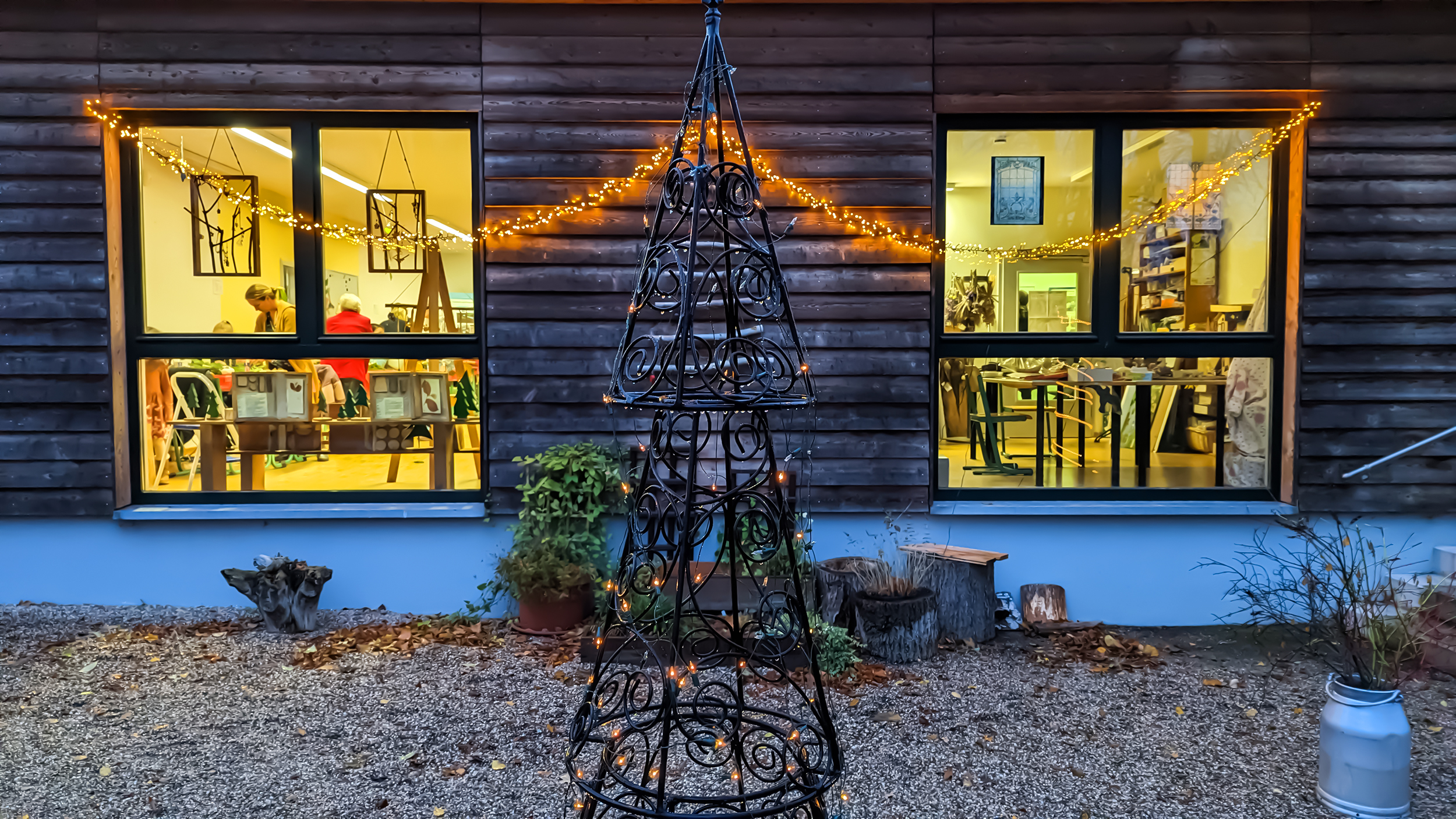 Winterlicher Lichterzauber in der Ökostation