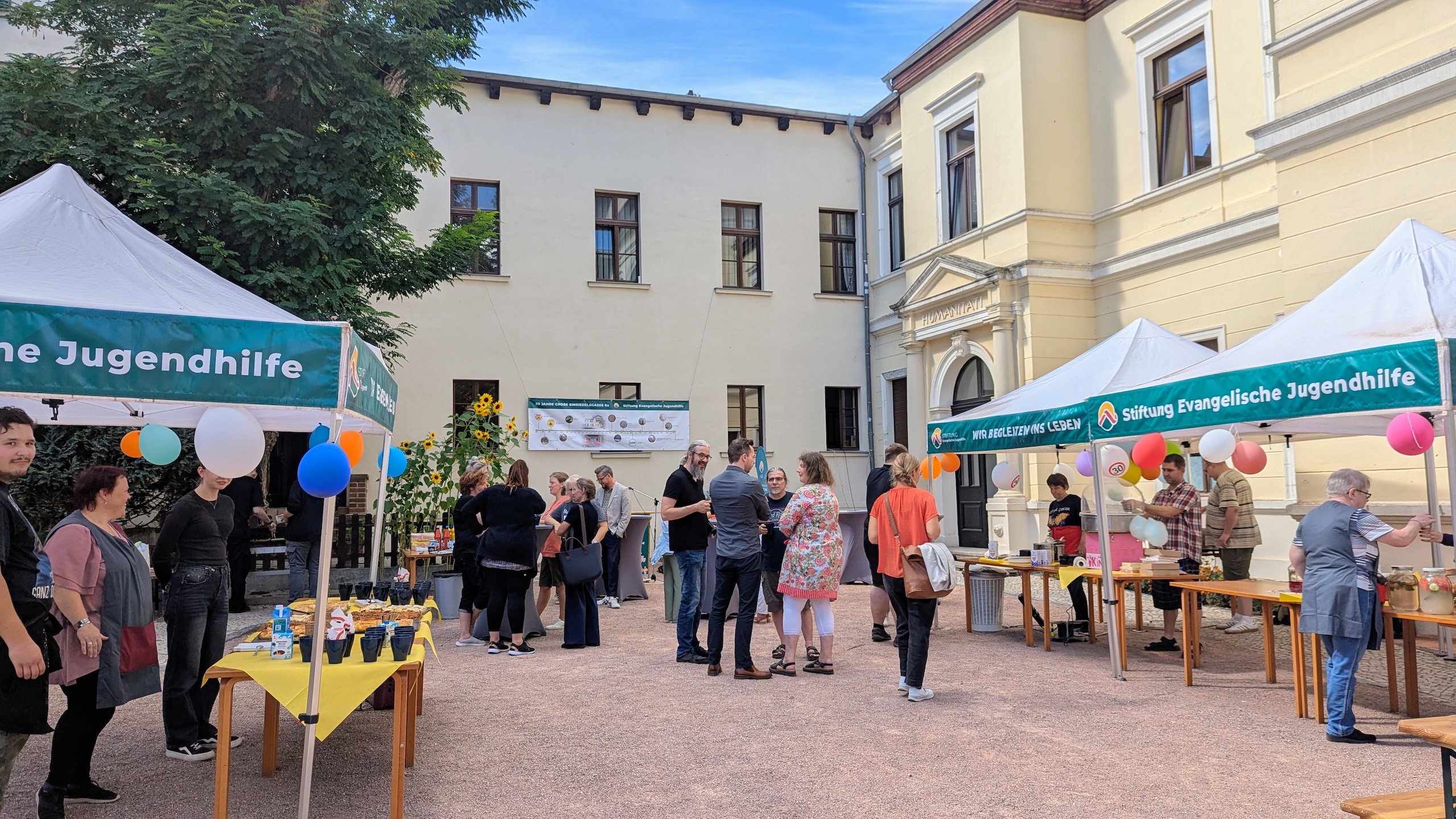 Wo Bernburg zusammenkommt:<br>30 Jahre offene Arbeit in der Einsiedelsgasse