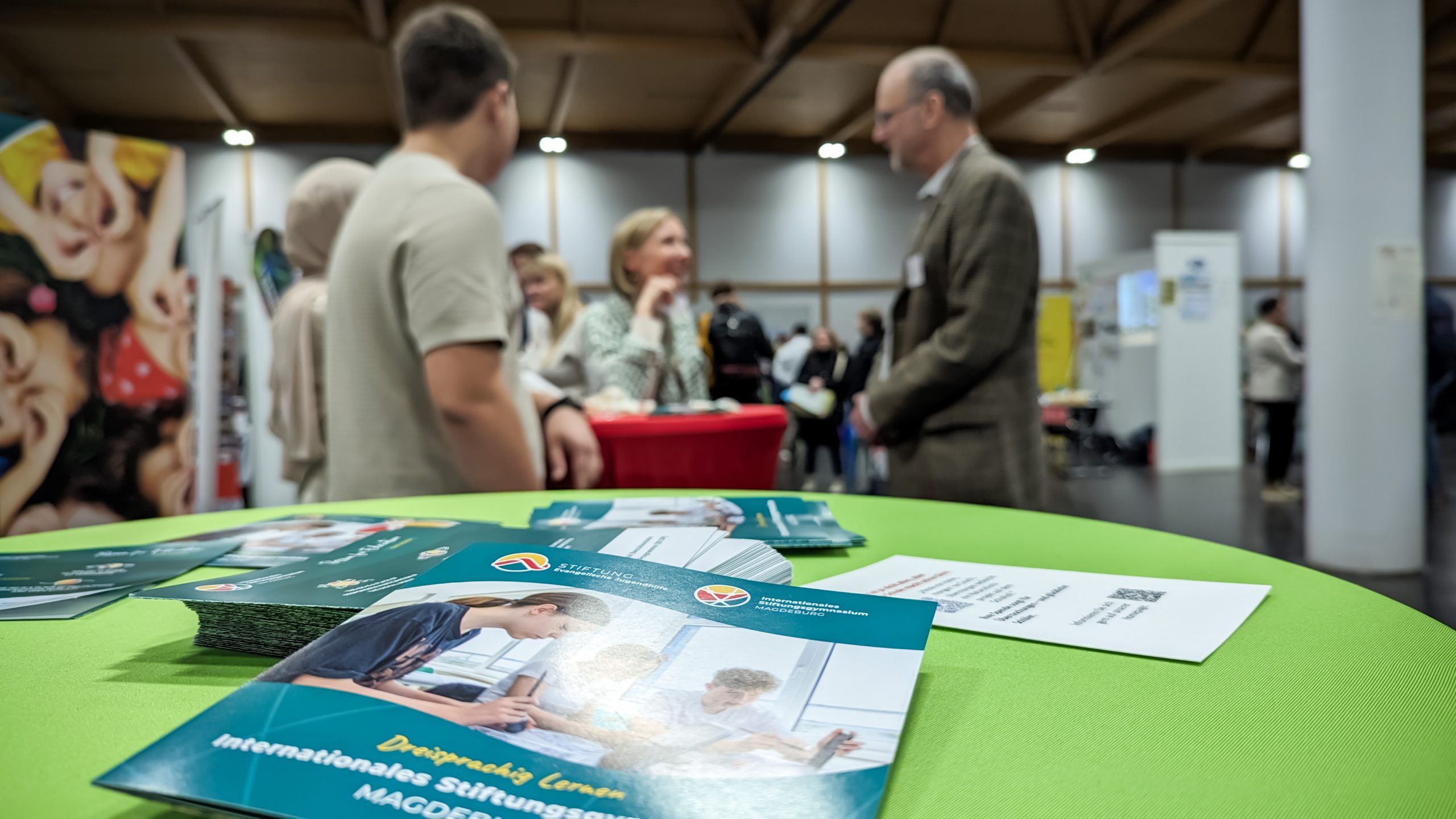 Schulmesse Magdeburg 2025 Stand der Stiftung Evangelische Jugendhilfe