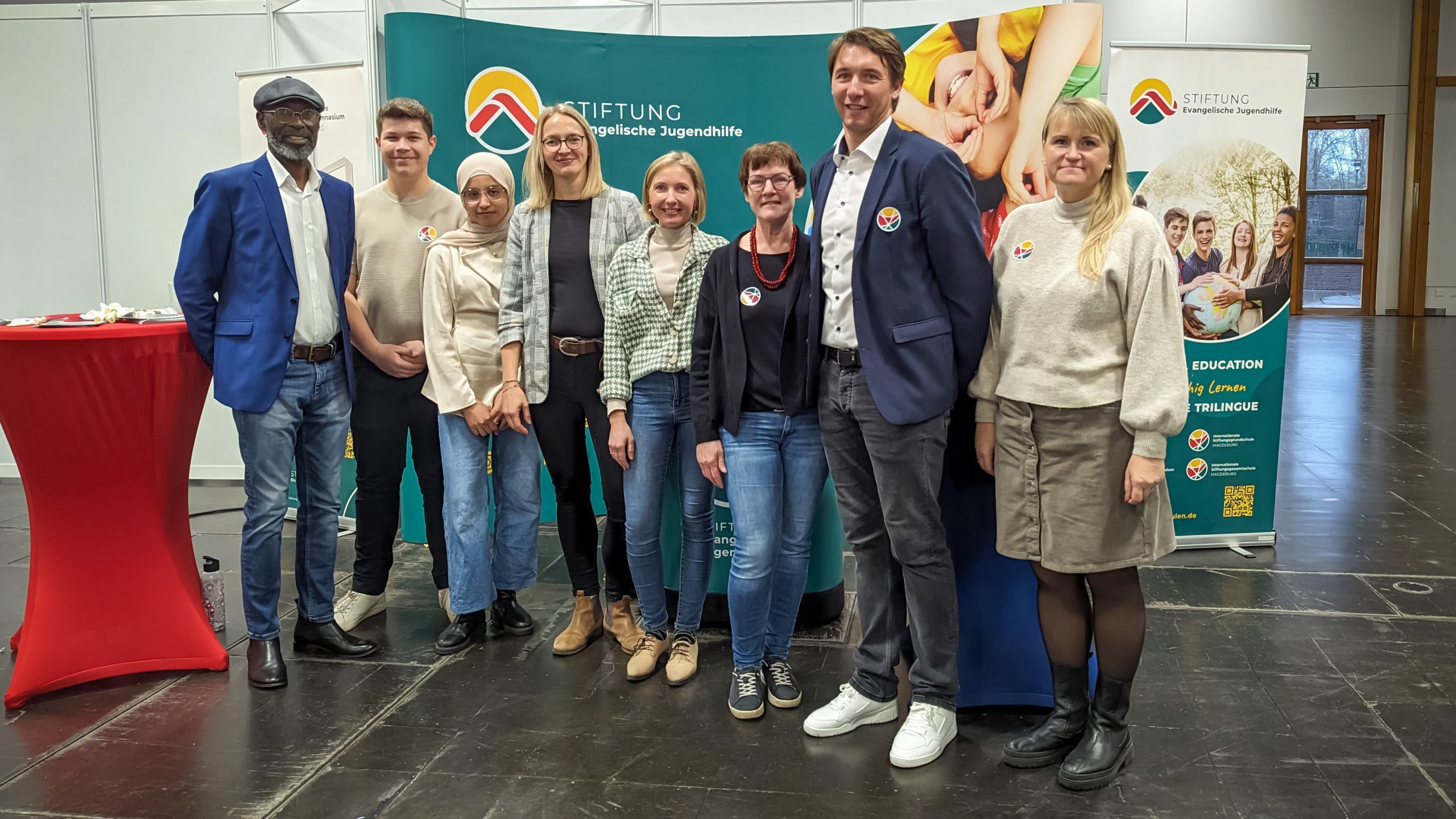 Schulmesse Magdeburg 2025 Team der Stiftung Evangelische Jugendhilfe