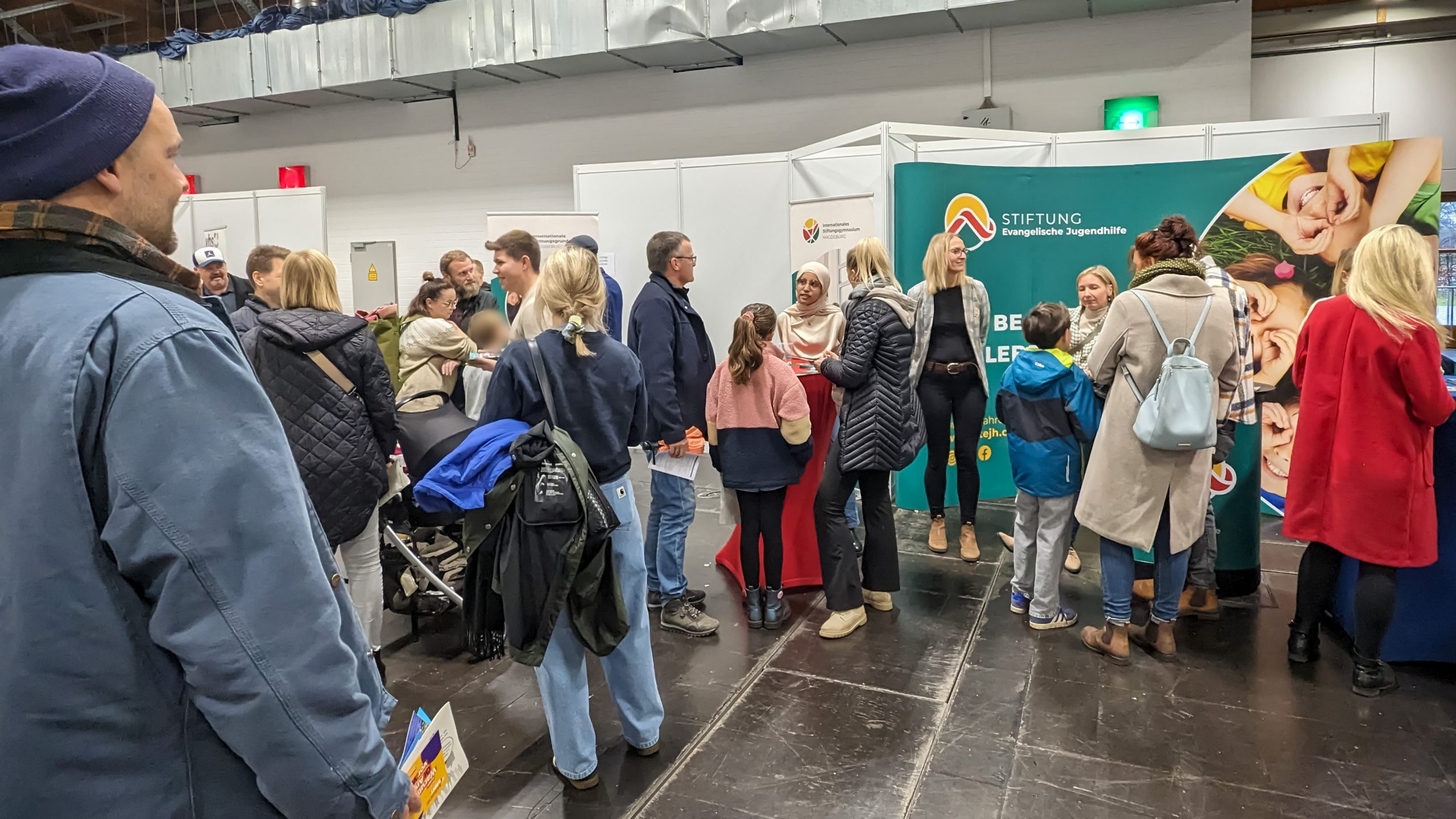 Schulmesse Magdeburg 2025 Stand der Stiftung Evangelische Jugendhilfe