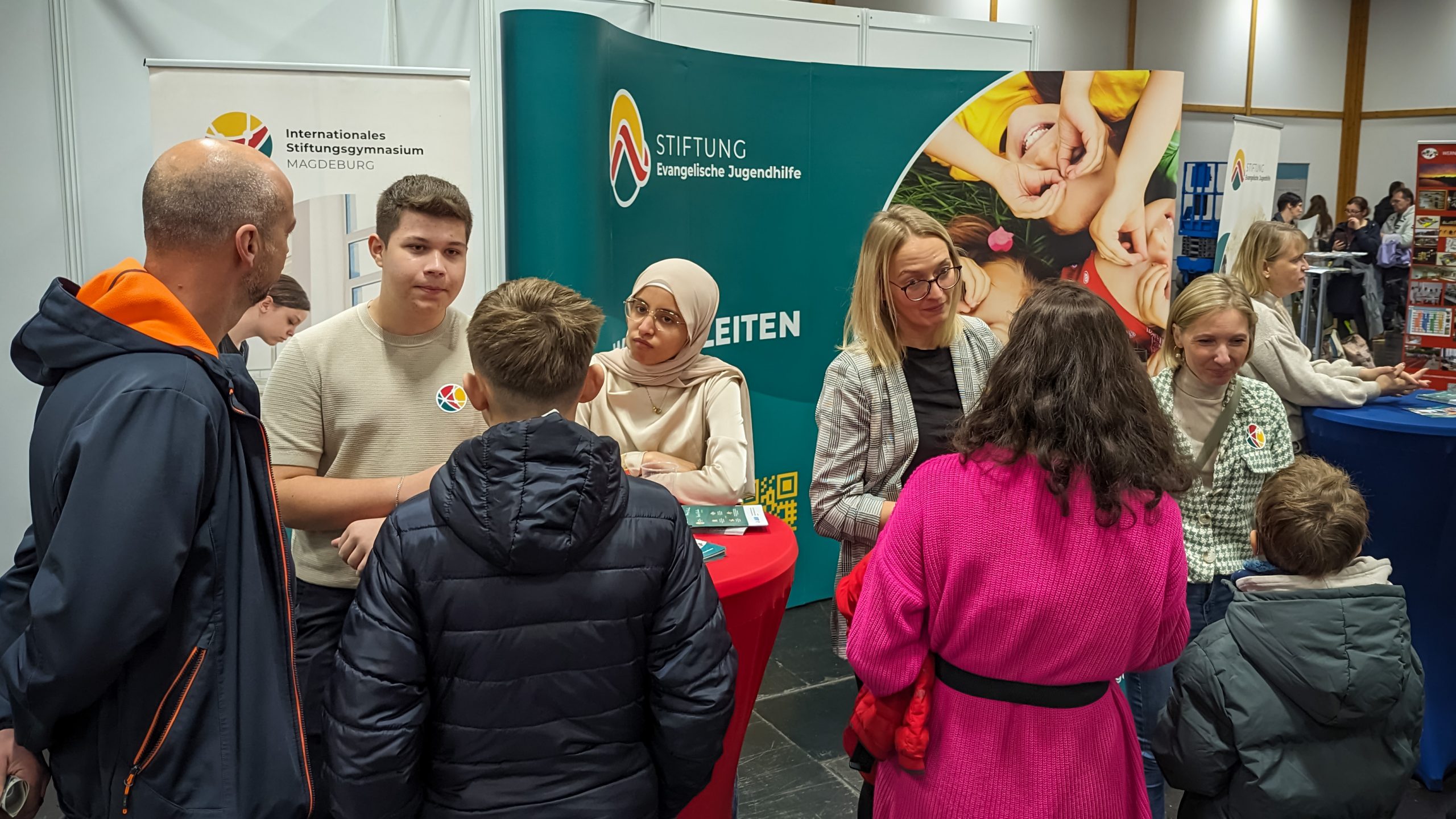 Schulmesse Magdeburg 2025 Stand der Stiftung Evangelische Jugendhilfe