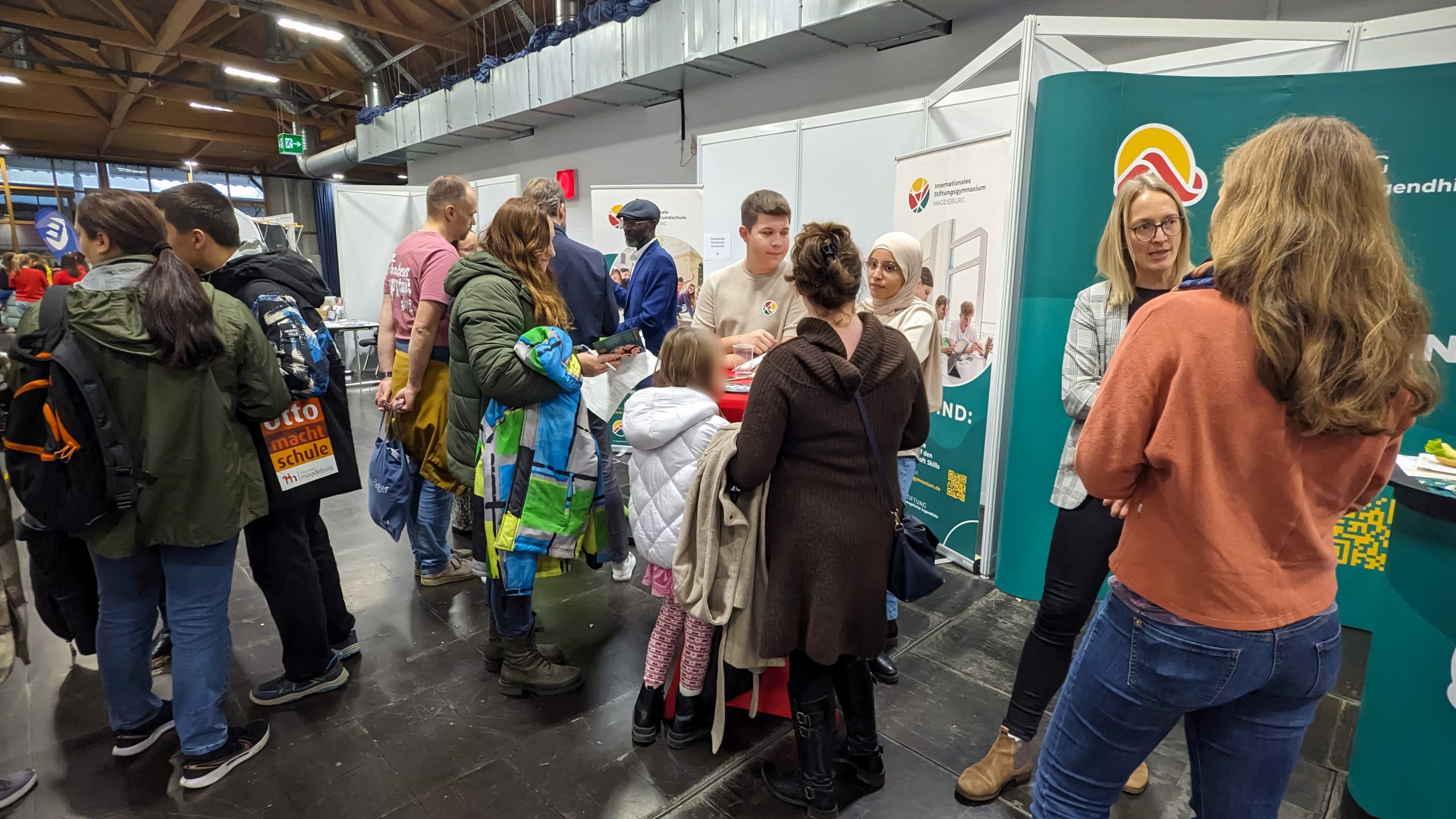 Schulmesse Magdeburg 2025 Stand der Stiftung Evangelische Jugendhilfe