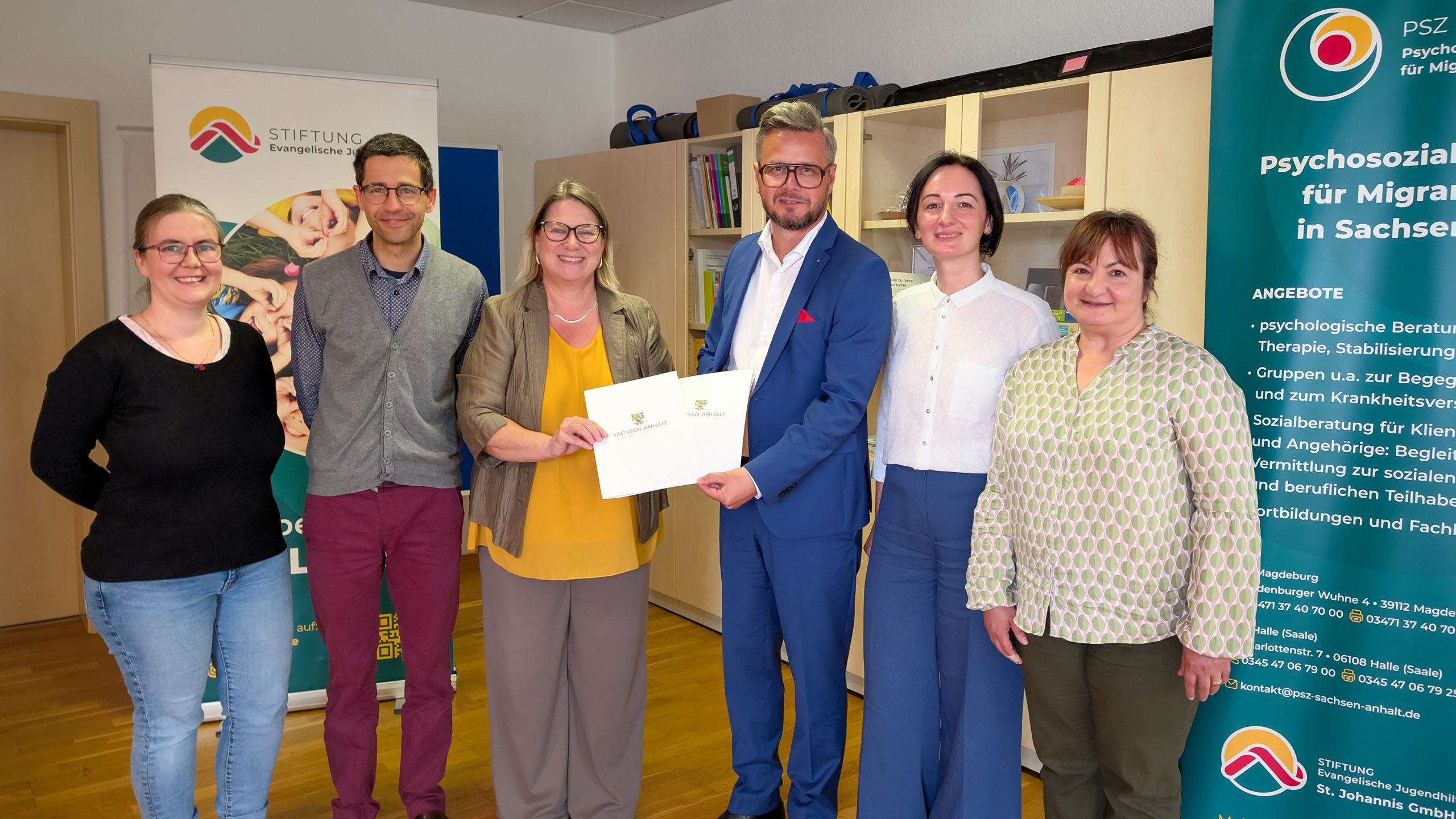 Staatssekretärin Susi Möbbeck würdigt Arbeit des PSZ und überreicht Förderbescheide 2026