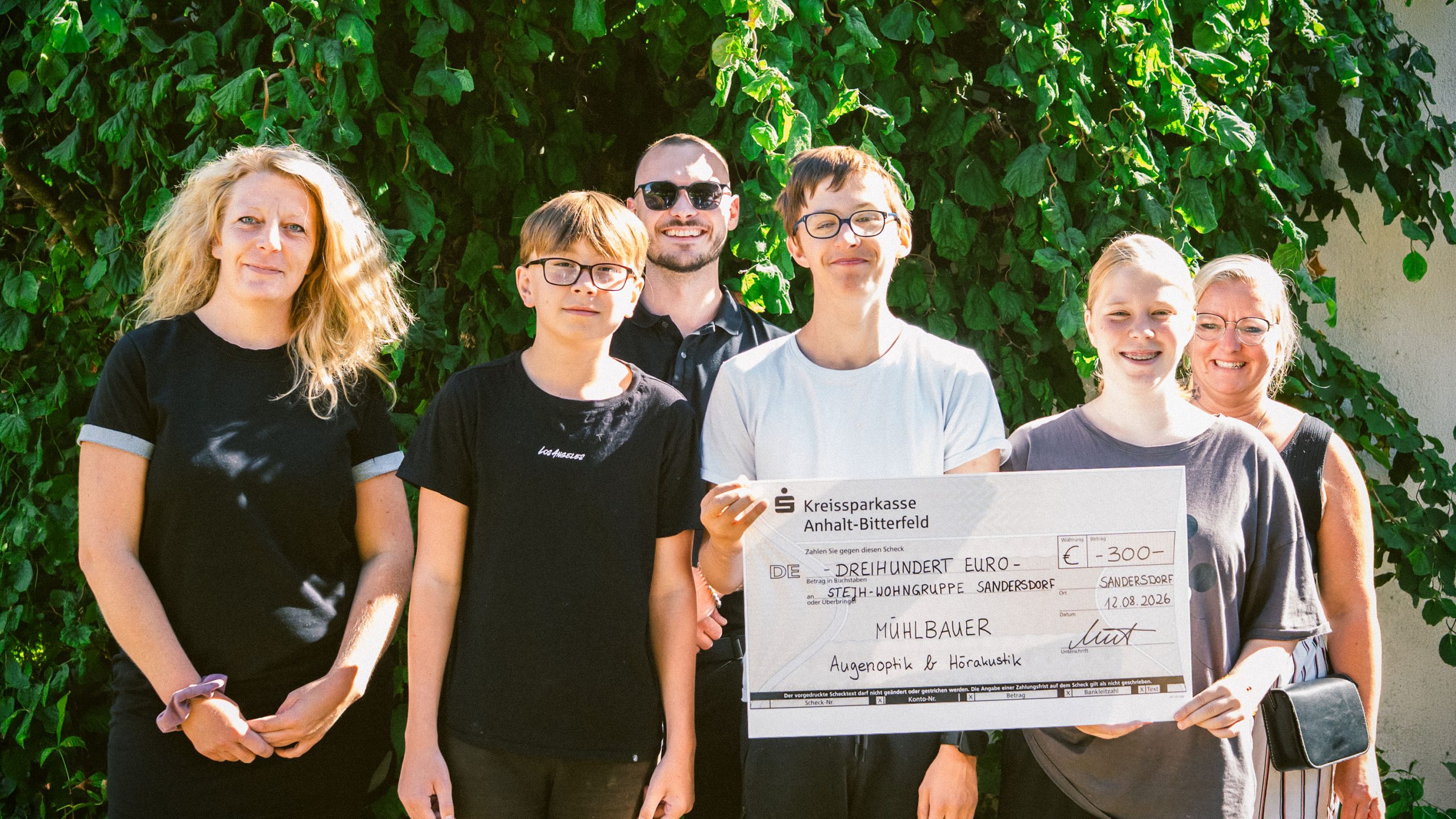 Eine Spende für gemeinsame Erlebnisse – 300 EUR für unsere Wohngruppe in Sandersdorf